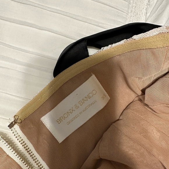 Bronx & Banco White Lace Midi Dress, XS - Picture 5 of 6